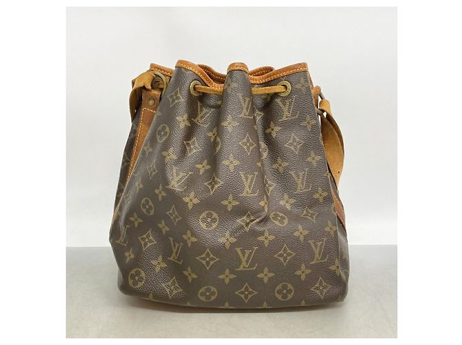 Noe Borsa a tracolla Louis Vuitton Monogram Petit Noé Marrone - vista 14