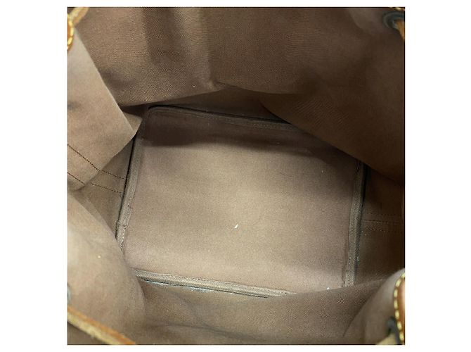 Noe Borsa a tracolla Louis Vuitton Monogram Petit Noé Marrone - vista 4