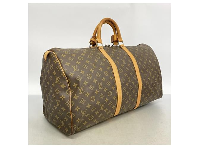 Louis Vuitton Boston Monogram Keepall 55 Braun - Ansicht 2