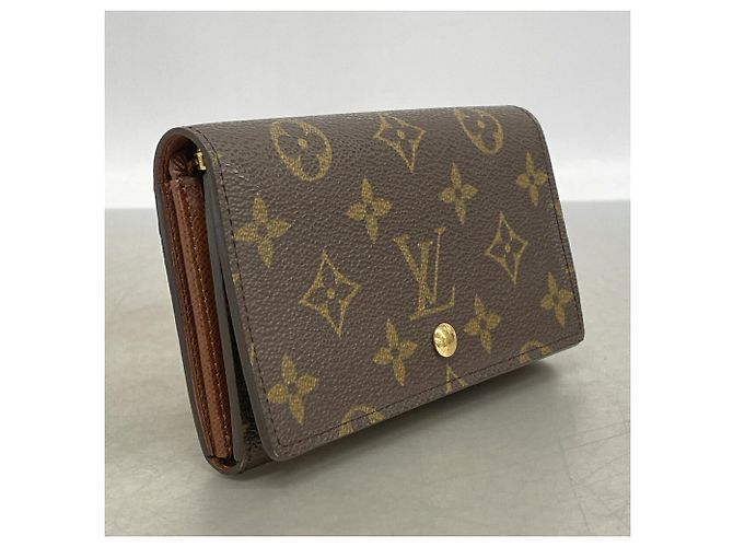 Louis Vuitton Monogram Portemonnaie Bietrezor Wallet Marrone - vista 2