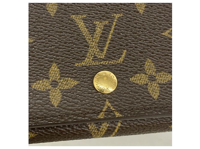 Louis Vuitton Monogram Portemonnaie Bietrezor Wallet Marrone - vista 6