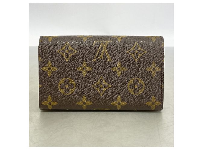 Louis Vuitton Monogram Portemonnaie Bietrezor Wallet Marrone - vista 7