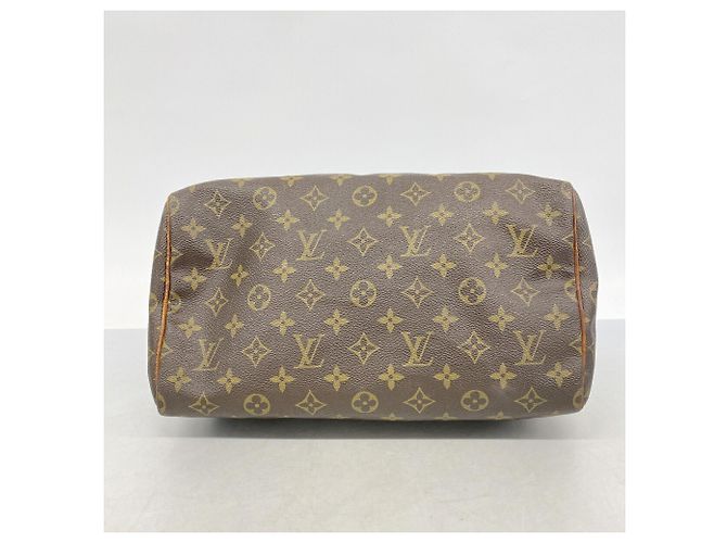 Borsa Louis Vuitton Monogram Speedy 30 Marrone - vista 3