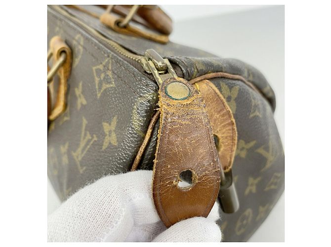 Borsa Louis Vuitton Monogram Speedy 30 Marrone - vista 6