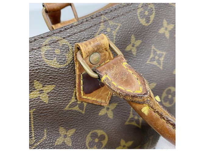 Borsa Louis Vuitton Monogram Speedy 30 Marrone - vista 7