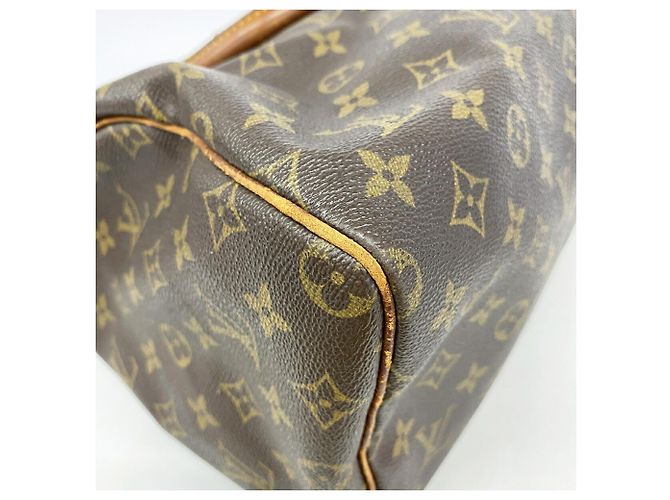 Borsa Louis Vuitton Monogram Speedy 30 Marrone - vista 8