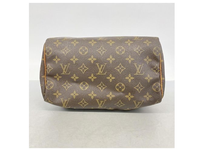 Borsa Louis Vuitton Monogram Speedy 25 Marrone - vista 3