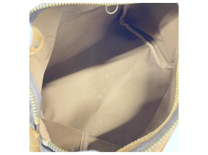Borsa Louis Vuitton Monogram Speedy 25 Marrone - vista 4