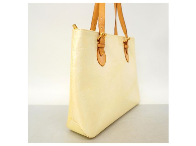 Borsa Tote Louis Vuitton Vernis Brentwood Bianco - vista 2