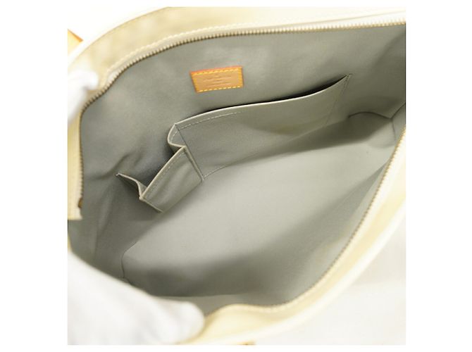 Borsa Tote Louis Vuitton Vernis Brentwood Bianco - vista 4