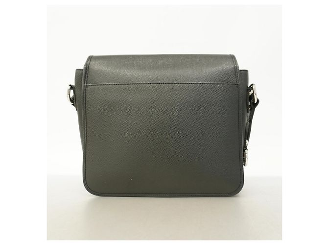 Borsa a tracolla Louis Vuitton Taiga Andrei Grigio - vista 11