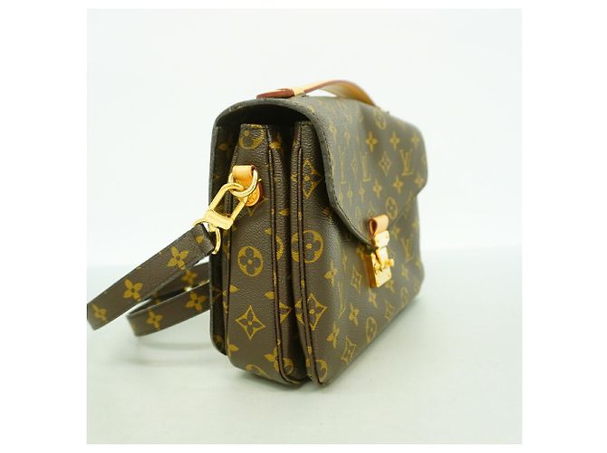Borsa Louis Vuitton Monogram Pochette Metis MM Marrone - vista 2