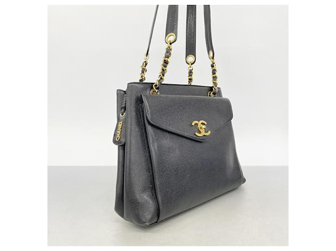Borsa a tracolla Chanel nera Nero - vista 2