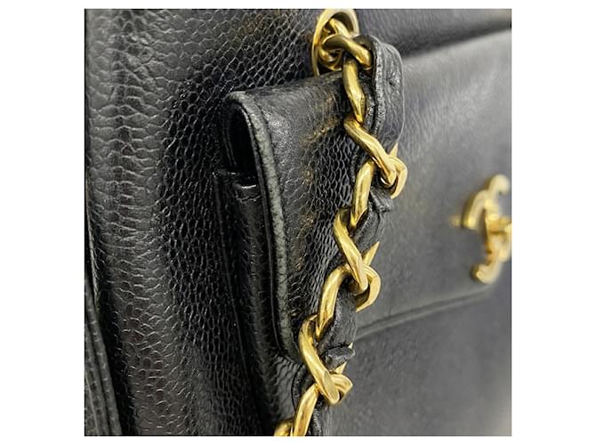 Borsa a tracolla Chanel nera Nero - vista 7