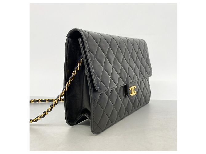 Borsa a tracolla Chanel Matelassé con catena Nero - vista 2