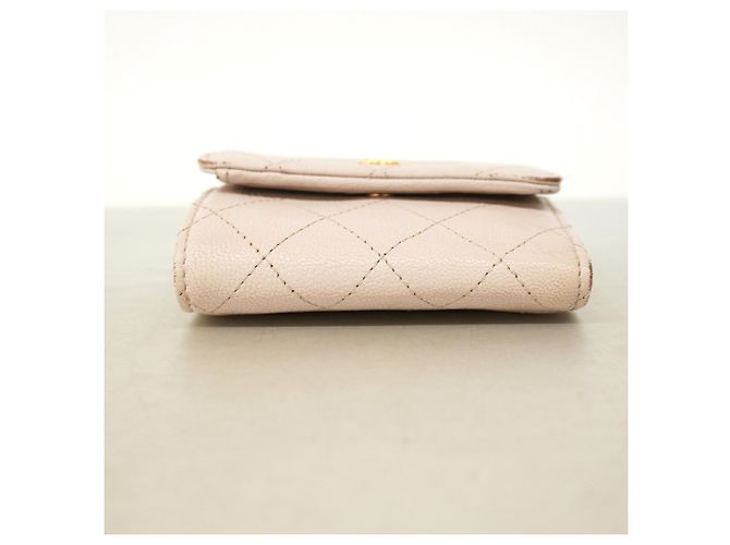 Cartera Tri-fold Chanel Rosa - vista 2