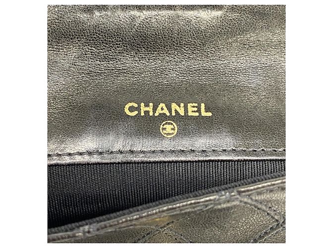 Chanel Bicolore Lambskin Wallet Black - view 4