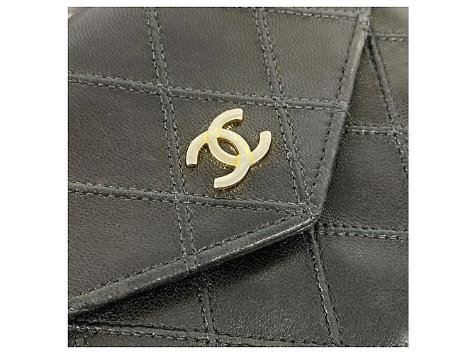 Chanel Bicolore Lambskin Wallet Black - view 6