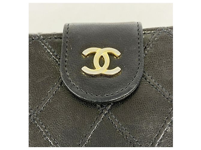 Chanel Bicolore Lambskin Wallet Black - view 7