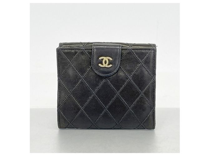 Chanel Bicolore Lambskin Wallet Black - view 9