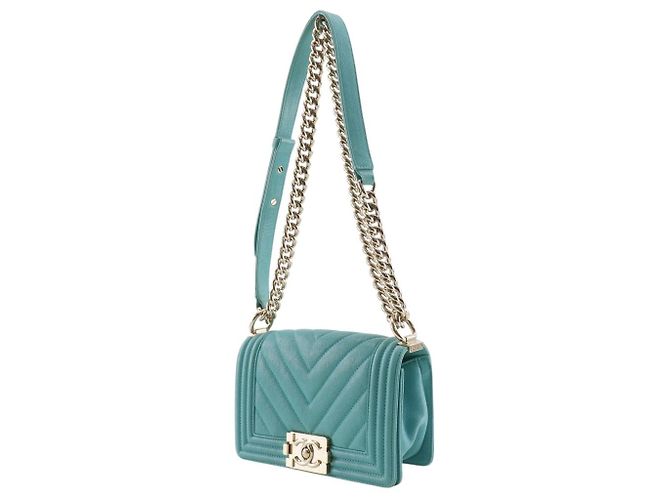 Chanel Boy Caviar Small Grün - Ansicht 3