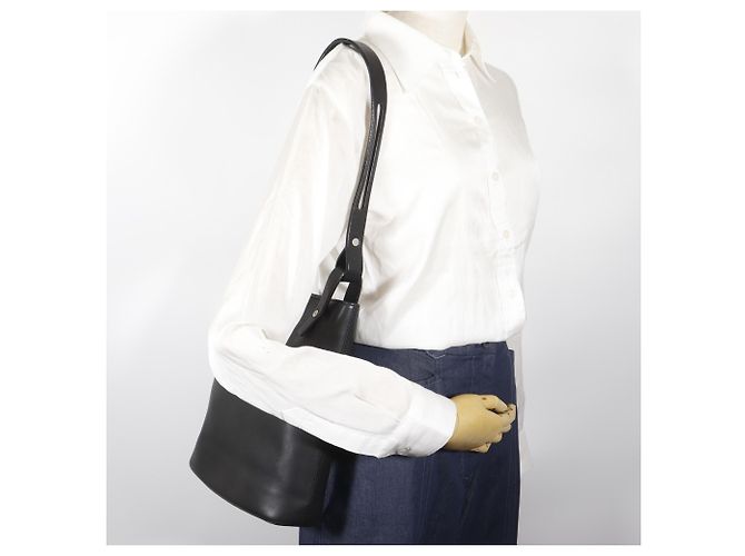 Borsa asimmetrica monospalla Loewe Nero - vista 17