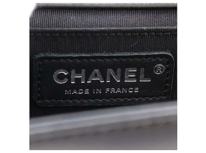 Borsa a tracolla Chanel Boy 25 con catena Nero - vista 13