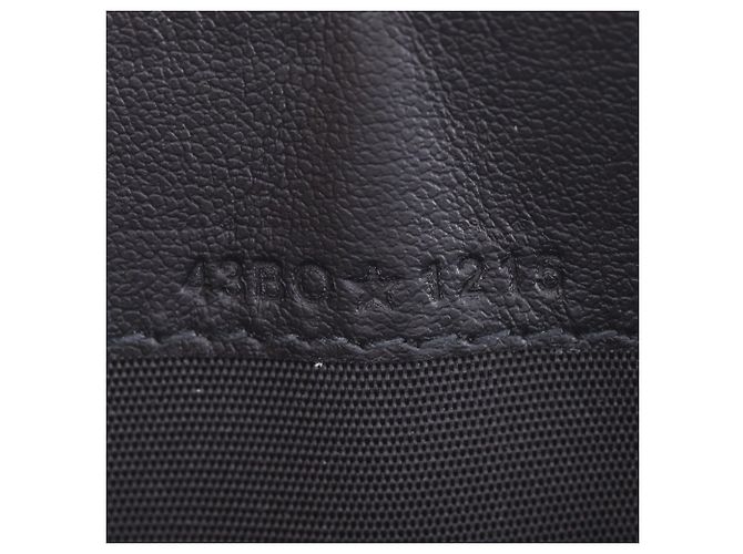 Monedero Christian Dior de lona marrón Castaño - vista 13