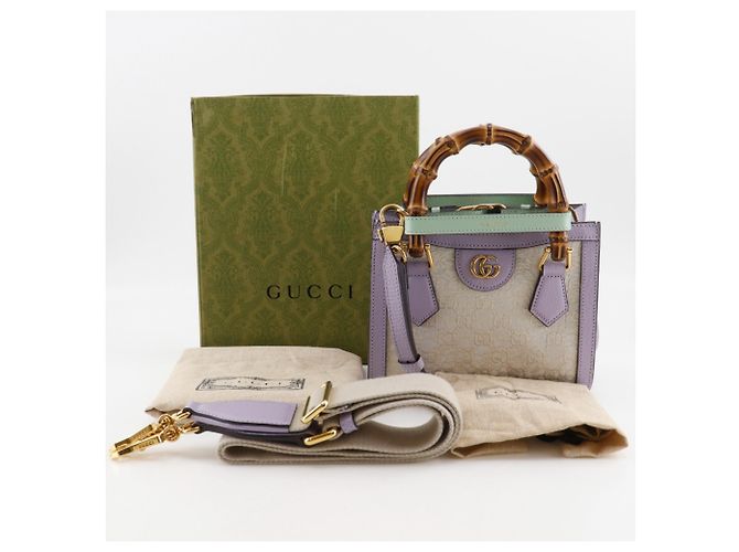 Borsa Gucci Diana Small Collaborazione HOSOO Porpora - vista 15