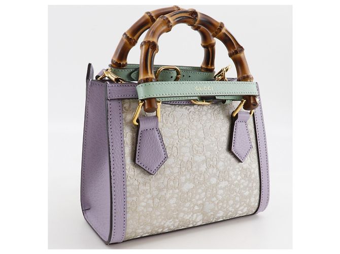 Borsa Gucci Diana Small Collaborazione HOSOO Porpora - vista 3
