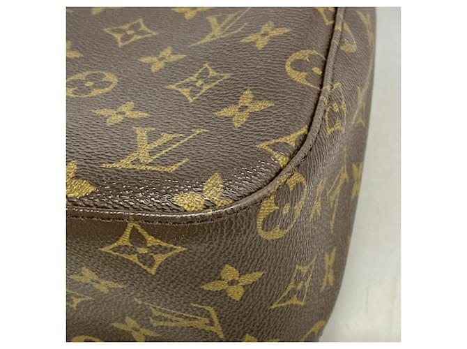 Borsa a tracolla Louis Vuitton Monogram Looping MM Marrone - vista 6