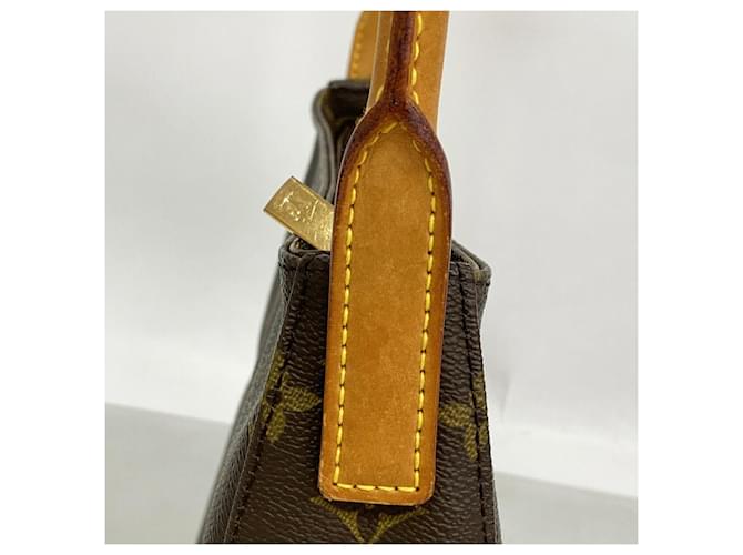 Borsa a tracolla Louis Vuitton Monogram Looping MM Marrone - vista 9
