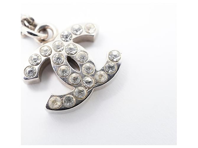Collana Chanel Argento con Strass - vista 7