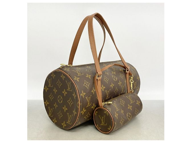 Borsa Louis Vuitton Monogram Papillon 30 Marrone - vista 2