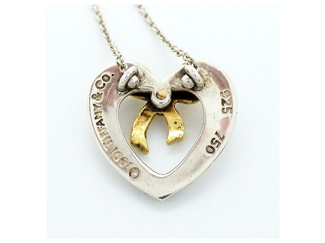 Collana Tiffany & Co. con design a cuore e fiocco - vista 8