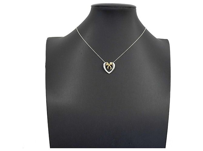 Collana Tiffany & Co. con design a cuore e fiocco - vista 9