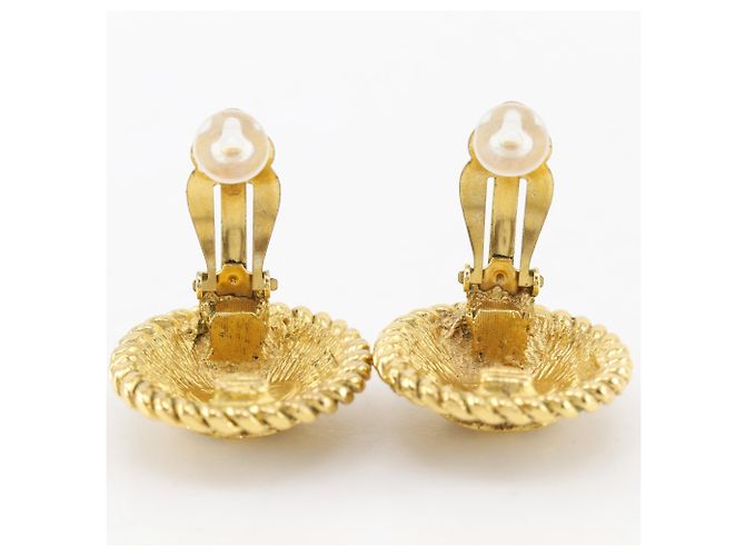 Orecchini Chanel Coco Mark placcati in oro D'oro - vista 4