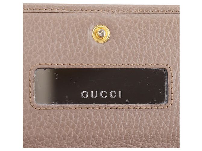 Portafoglio a catena Gucci GG Marmont Beige - vista 16
