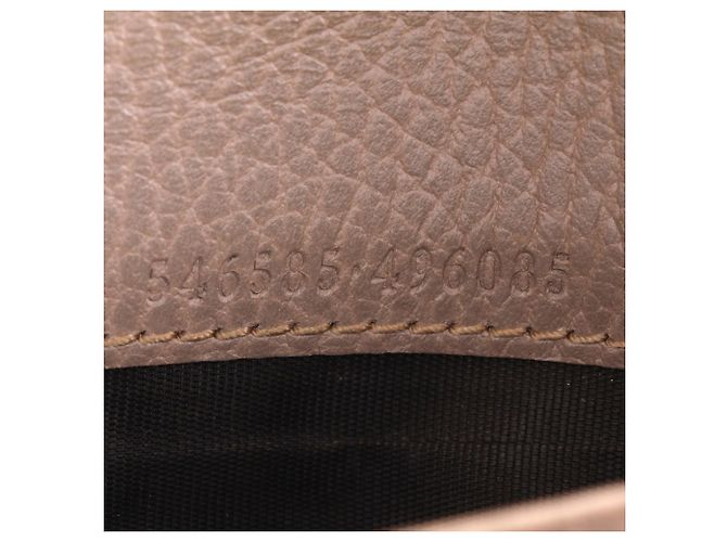 Portafoglio a catena Gucci GG Marmont Beige - vista 17