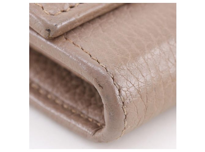 Portafoglio a catena Gucci GG Marmont Beige - vista 4