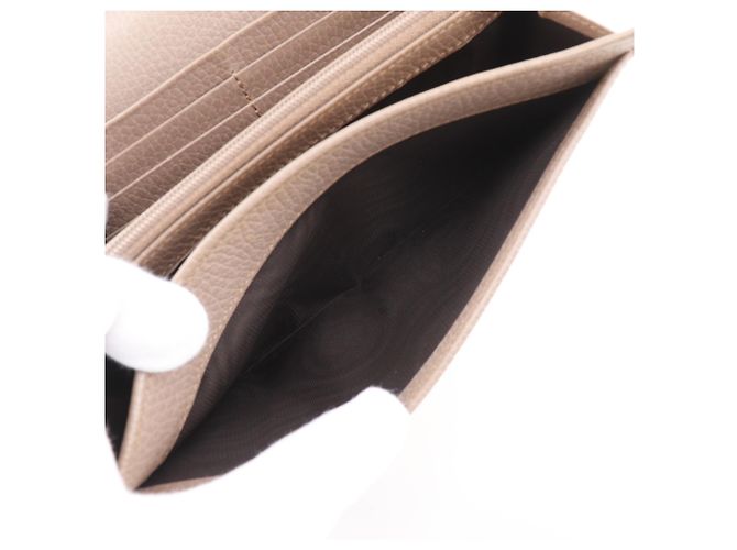 Portafoglio a catena Gucci GG Marmont Beige - vista 9