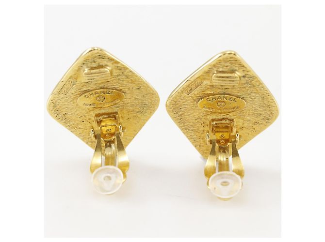 Orecchini Chanel Coco Mark placcati in oro D'oro - vista 4