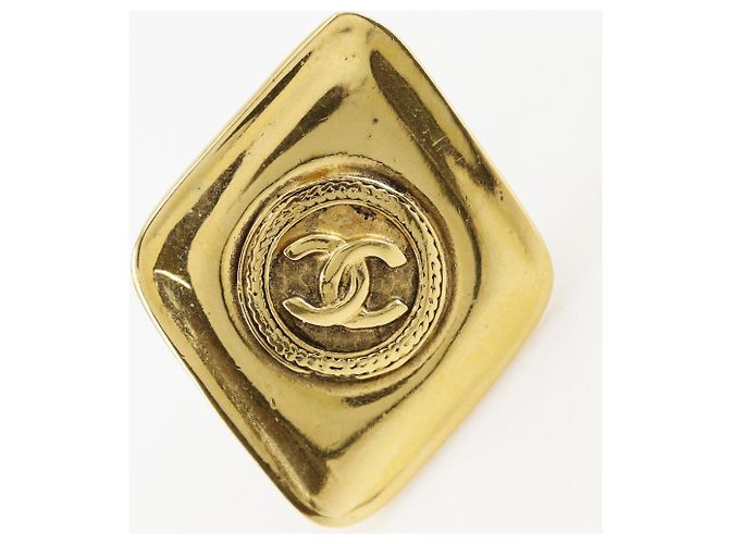 Orecchini Chanel Coco Mark placcati in oro D'oro - vista 6