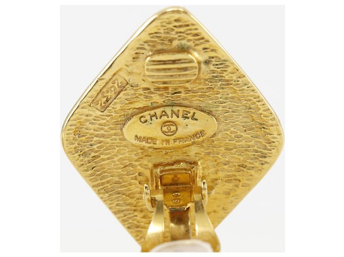Orecchini Chanel Coco Mark placcati in oro D'oro - vista 8