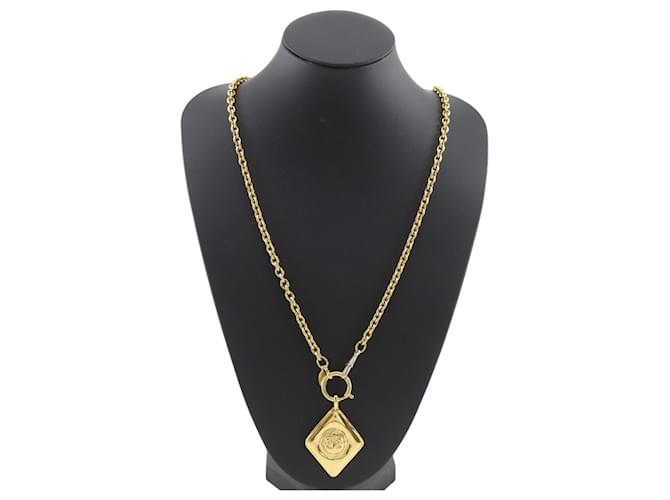 Collana Chanel Coco Mark placcata oro D'oro - vista 2