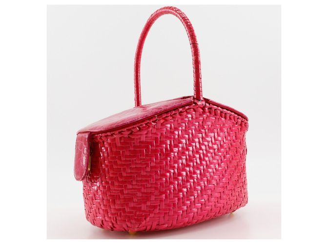 Borsa a cestino Fendi in rosa - vista 3