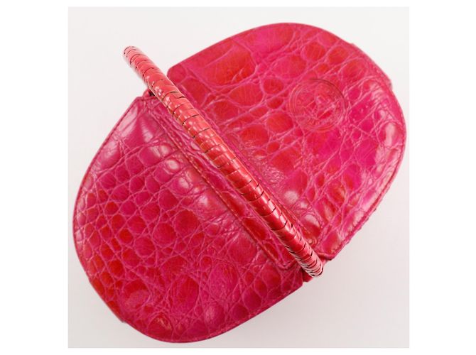Borsa a cestino Fendi in rosa - vista 5