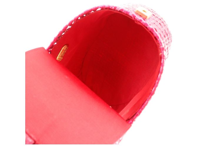 Borsa a cestino Fendi in rosa - vista 6