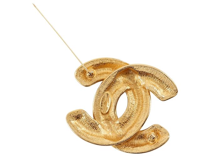 Spilla Chanel Coco Mark placcata in oro D'oro - vista 3