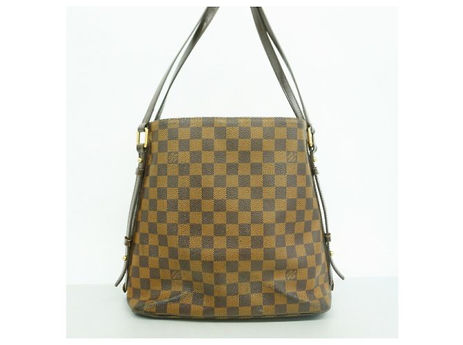 Borsa a tracolla Louis Vuitton Damier Cavalli Vington N41108 Ebene Damier ebene - vista 11